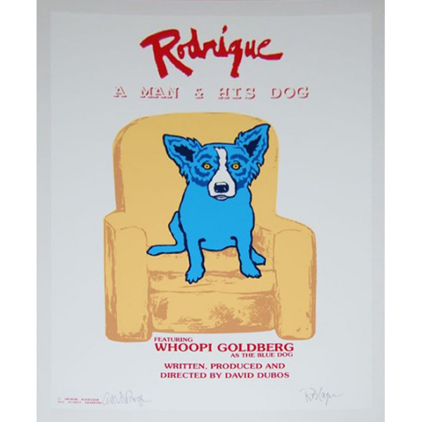 Rodrigue: A Man And His Dog - White