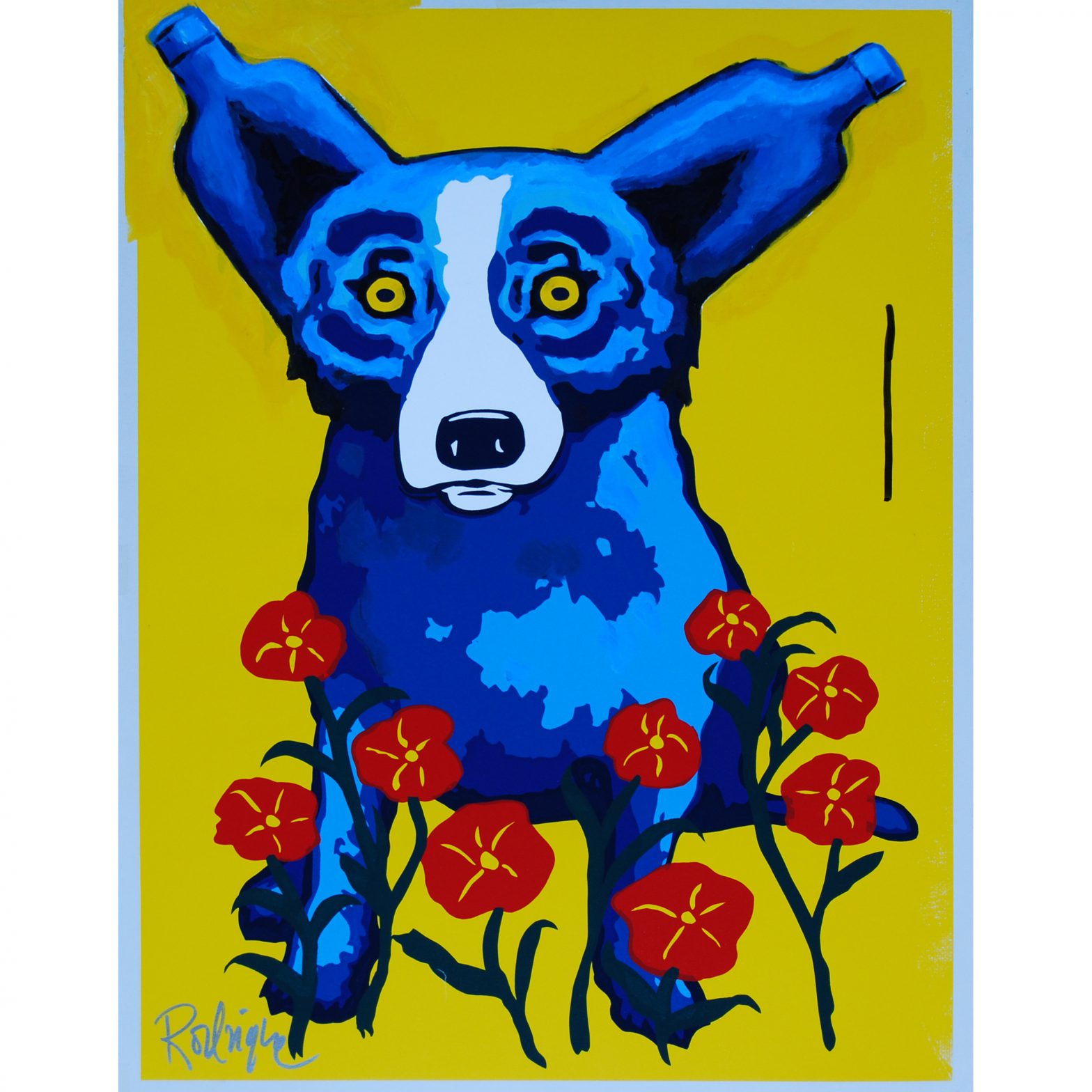 Original - Mixed Media - One of a Kind Concept Piece - Absolut Dog