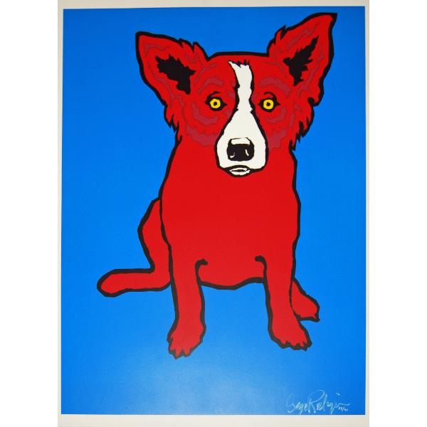 Fti Gallery Finer Things Inc Acx Acxchange George Rodrigue Blue Dog Red Dog 19925 