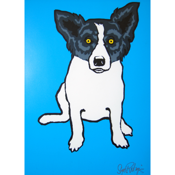 Fti Gallery Finer Things Inc Acx Acxchange George Rodrigue Blue Dog Tiffany 19925 