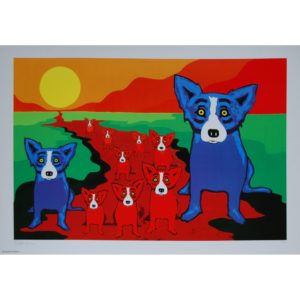 Blue Dogs On The Red River