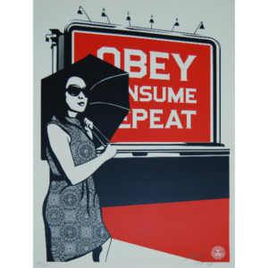 Obey Billboard Consume