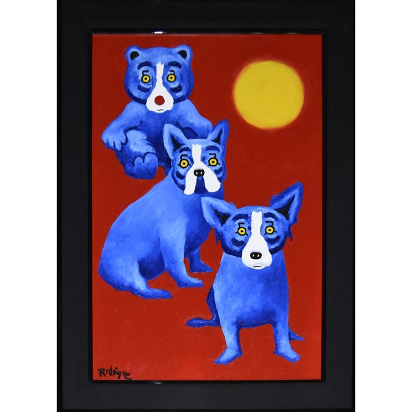 Original – Boogie, Dudley and Blue – Acrylic on Canvas